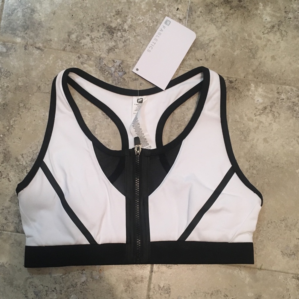 Fabletics zip up bra